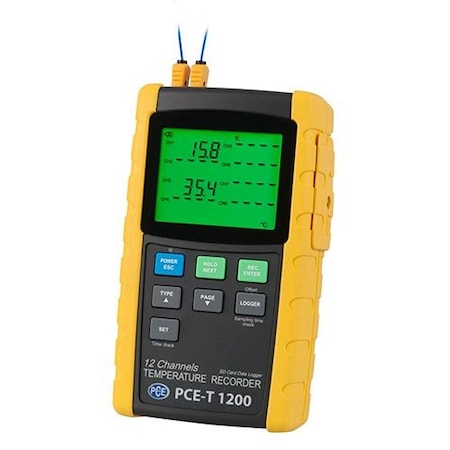 Pce Instruments Multi-Channel Data Logging Thermometer ( Degrees C / Degrees F) PCE-T 1200